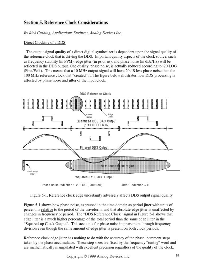 Section 5. Reference Clock Considerations: by Rick Cushing ...