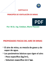 CAPITULO III PRINCIPIOS VENTILACION MINAS 2018