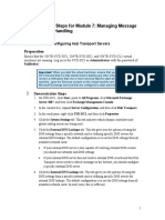 Demonstration Steps For Module 7: Managing Message Transport and Handling