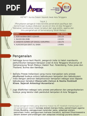 Pengajian Malaysia Bab 1 Sejarah Awal Negara