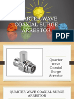 Quarter-Wave Coaxial Surge Arrestor