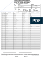 QUEZON CITY POLYTECHNIC UNIVERSITY OFFICIAL LIST OF ENROLLED STUDENTS IN SCIENCE, TECHNOLOGY AND SOCIETY