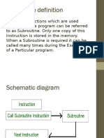 Subroutine