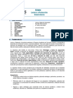 Silabo Lectura y Redacción PDF