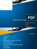 Stealth Technology in Aircraft: by Ayush Sharma Itrp Presentation