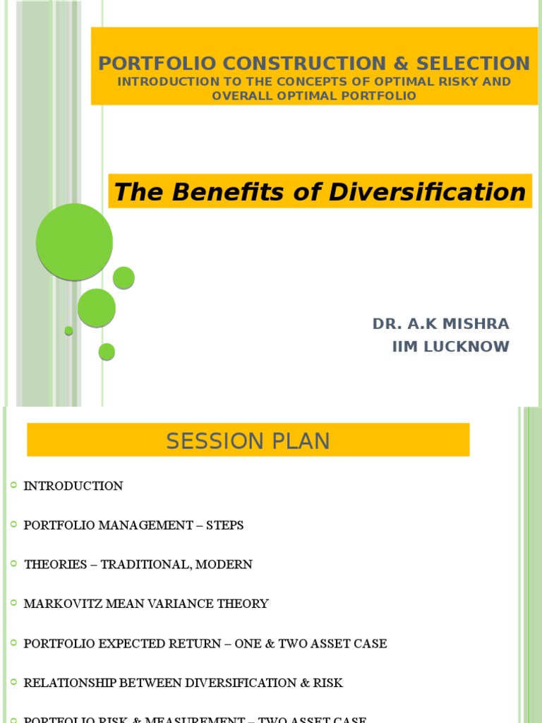 Portfolio Construction and Risk Management | PDF | Modern Portfolio ...