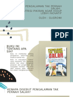 PowerPoint Buku Pengalaman Tak Pernah Salah