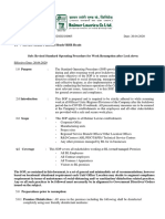 (V-2) Revised BL SOP - Work Resumption After Lock Down PDF