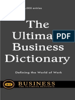 The Ultimate Business Dictionary