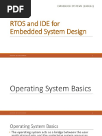 Embedded Systems (18EC62) - RTOS and IDE For Embedded System Design (Module 5)