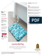 LM5997 Luxurious Bath Rug Free Knitting Pattern