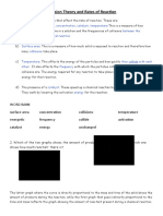 Collision Theory and Rates of Reaction