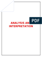 Analysis and Interpretation