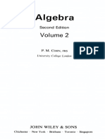 Cohn Algebra Volume 2