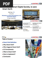 Smart Grid, Smart Digital Sociaty, To Save Smart Earth_Min Yoon Ver 1