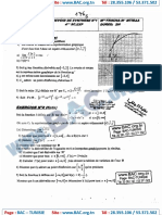 Devoir Synthése N°1 avec correction - Mathematique - bac science -Lycée M.Megdich sfax - 2014-2015
