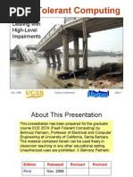 Fault-Tolerant Computing: Dealing With High-Level Impairments