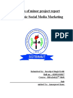 Social Media Marketing Synopsis