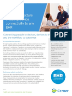 Open Architecture Enabling Device Connectivity To Any EHR