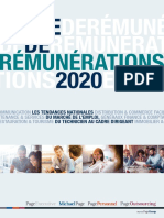 Etude Remunerations Michaelpage 2020