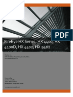 Fireeye HX Series: HX 4400, HX 4400D, HX 4402, HX 9402: Fips 140-2 Security Policy V0.5