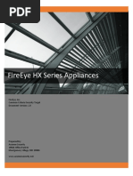 Fireeye HX Series Appliances: Fireeye, Inc. Common Criteria Security Target Document Version: 1.0