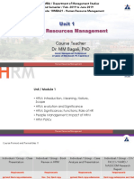 Human Resources Management: Unit 1