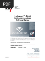 Inclinalysis ™: Digital Inclinometer Analysis Software Manual