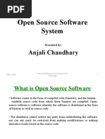 Open Source Software System: Anjali Chaudhary