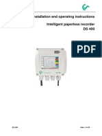 Modbus Installation and Operating Instructions Intelligent Paperless Recorder DS 400
