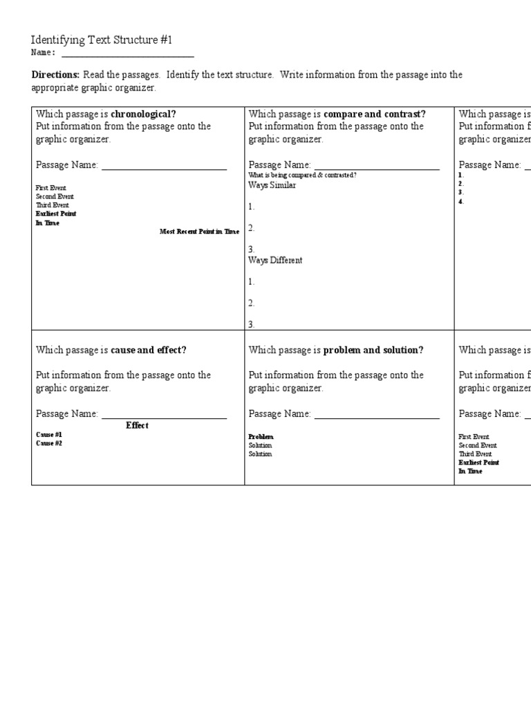 Identifying Text Structure 1 PDF | PDF | Economic Bubble | Financial ...