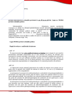 Declaratie Privind Neîncadrarea În Situaţiile Prevăzute La Art. 59 Şi Art. 60 Din Legea Nr. 98 2016