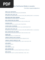 Important Function Module (Technical People Only) PDF