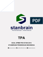 2016 SPMB PKN STAN Soal PDF