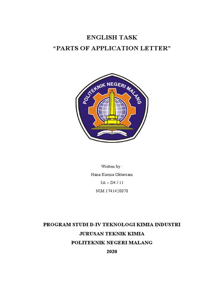 11Hana Kurnia Oktaviani3APARTS OF APPLICATION LETTER PDF