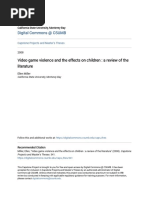 Video Game Violence and The Effects On Children - A Review of The PDF