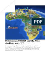 5G Technology, COVID19, and Why Africa Should Not Worry, YET!