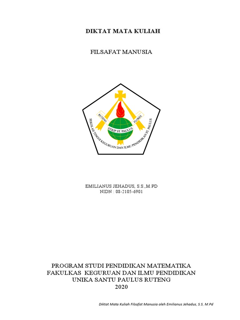 Diktat Mk Filsafat Manusia Pdf