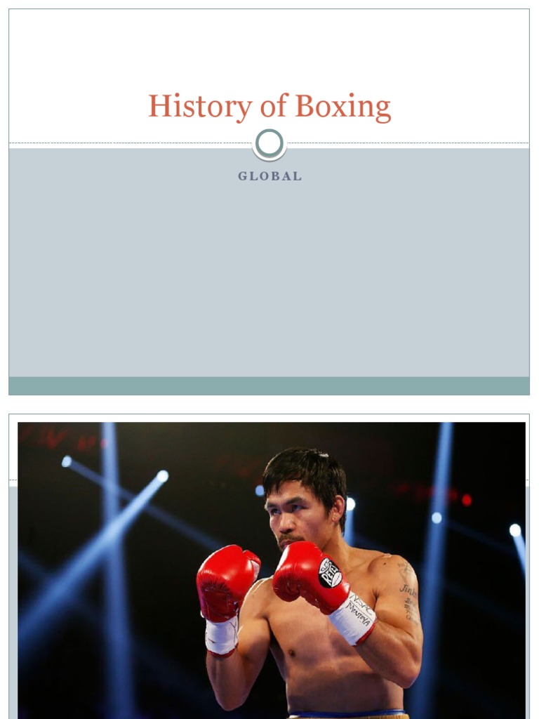 History of Boxing PDF Sports Individual Sports