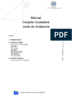 Manual Carpeta Ciudadana Junta de Andalucía