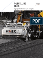 Self-Levelling Planers: For Planing Asphalt and Cement in Pre-Set Depths