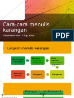 Cara-Cara Menulis Karangan