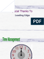 Special Thanks To: Leading Edge