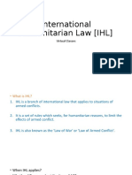 International Humanitarian Law (IHL) : Virtual Classes