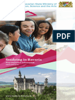 Studying in Bavaria: Bavarian State Ministry of Education, Science and The Arts