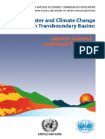 Water and Climate Change Adaptation in Transboundary Basins - INETRESANTE