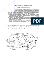 Epgpx02 Term Iii End Term Examination: Strategic Decision & Tools (SDT)