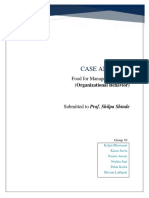 Case Analysis - Operations Management