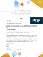 Caso 01 Psicopatologia y Contextos