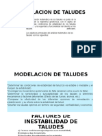 Clase 7. Modelacion Taludes
